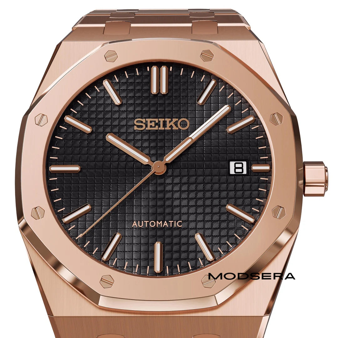 Royal Seikoak Rosegold Black