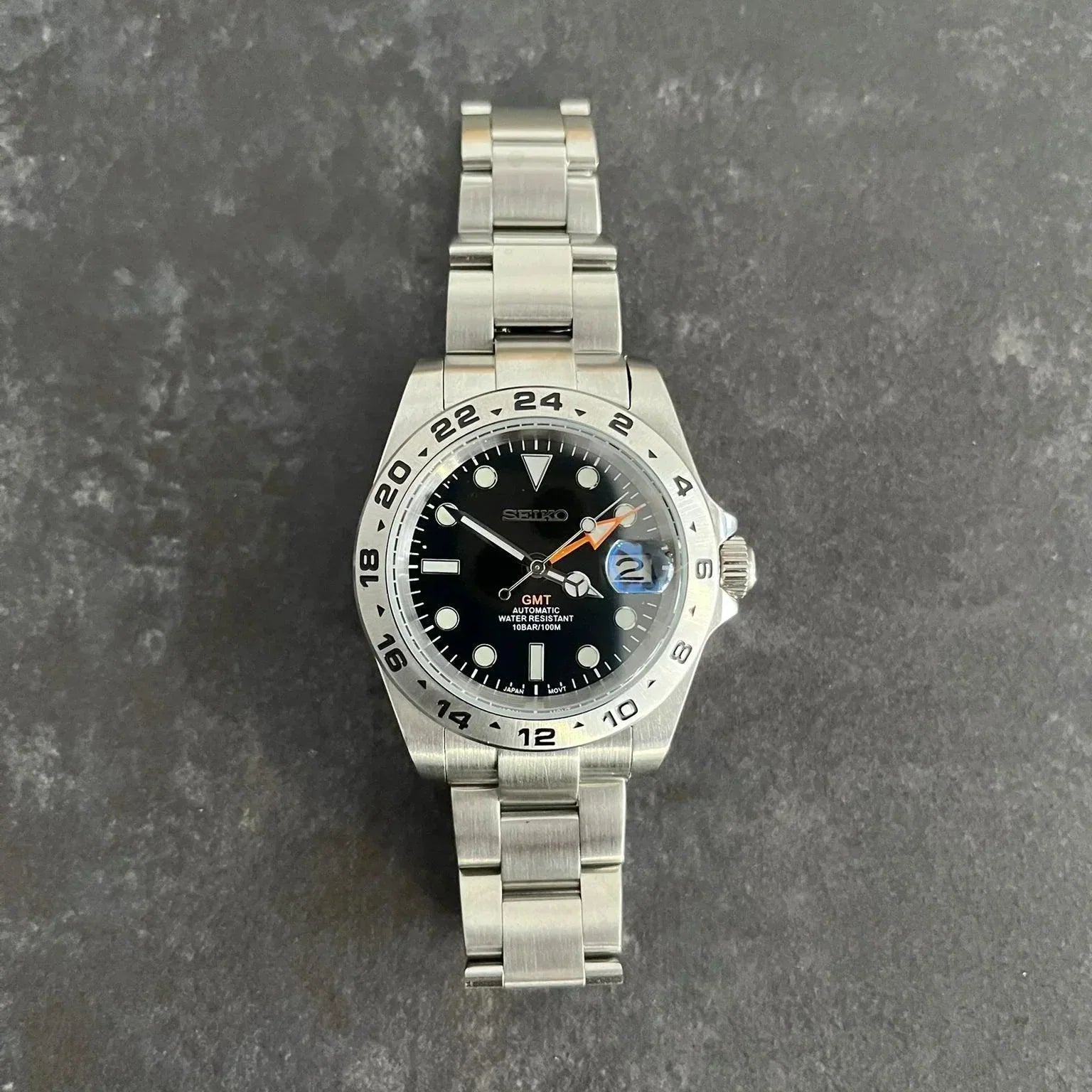 Stilfull GMT Klokke | Rustfritt StÄl Klokke | KLOKKEMODS