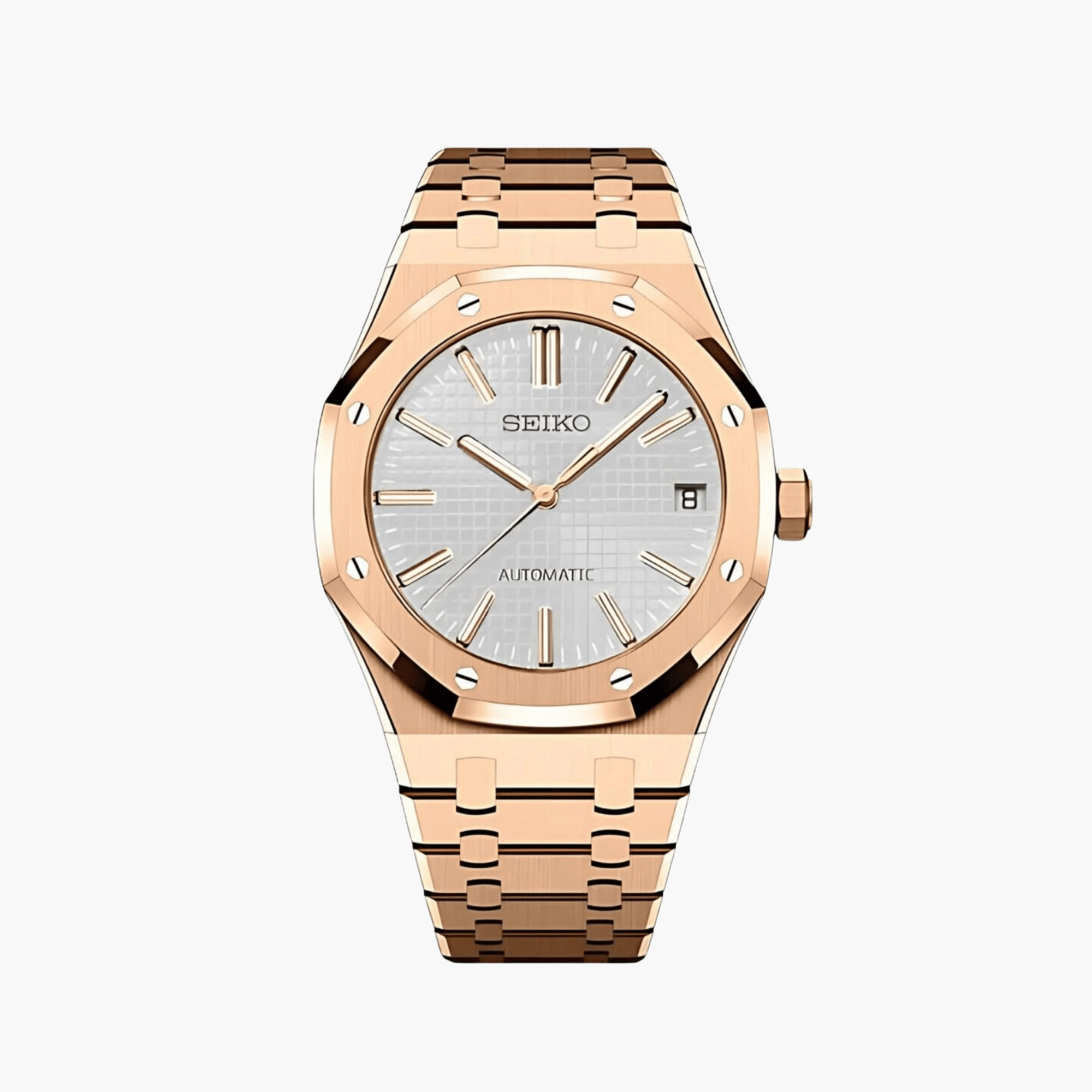 Royal Seikoak Rosegold White